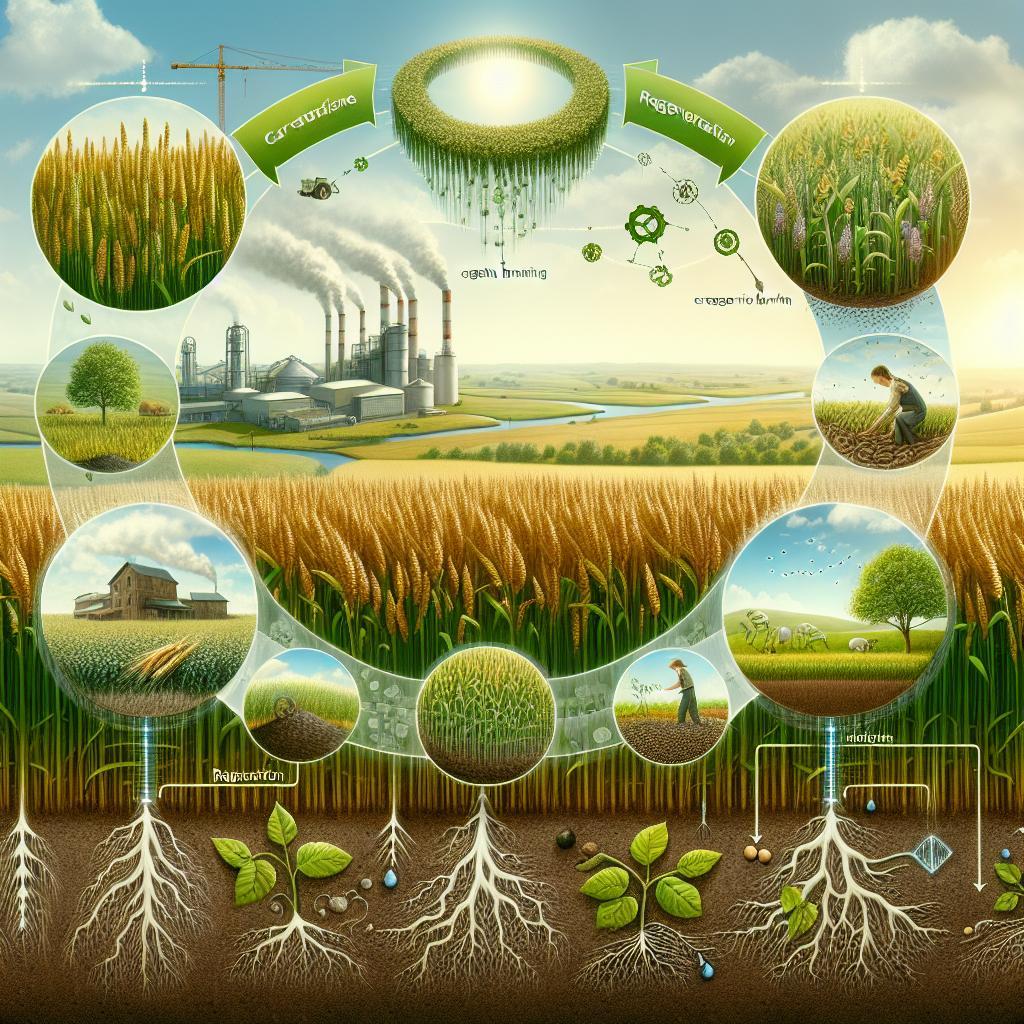 Kohlenstoffspeicherung durch regenerative Anbaumethoden im Getreidesektor